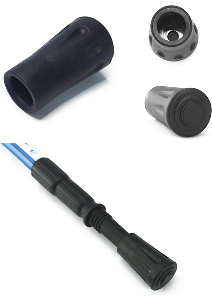 Yürüyüş Sopası Yürüyüş Trekking Direkleri Için 4 Adet Yedek Kauçuk Uçlar Sonu 4 cm (Yurt Dışından) indirimleri