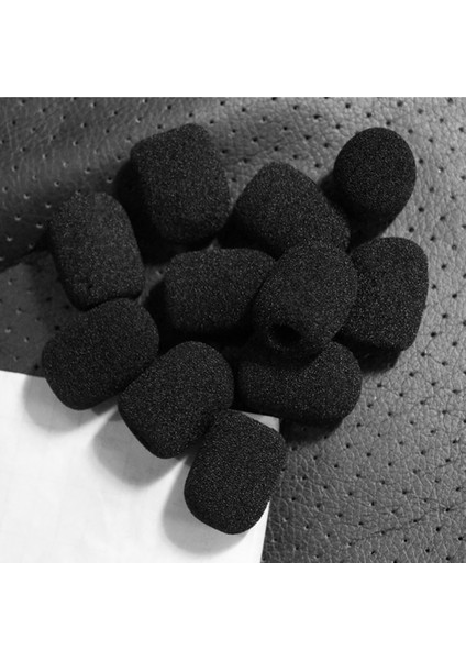 24 Paket Mini Köpük Ön Cam Yaka Kulaklık Mikrofon Sünger Mini Köpük Kapak Kalkanı Koruma Yaka ve Yaka Mikrofonu (Yurt Dışından)