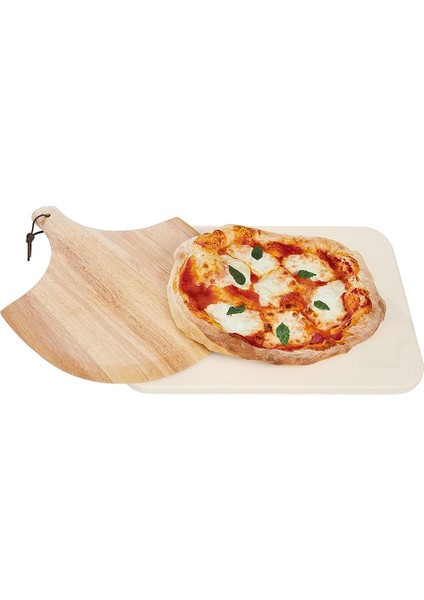 Ahşap Pizza Tahtası Yuvarlak El Pizza Fırın Tepsisi Pizza Taşı Kesme Tahtası Tabağı Pizza Kek Standart Paragraf (Yurt Dışından)
