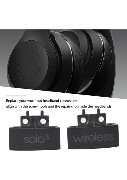 Menteşe Yedek Kafa Bandı Konektörü Menteşe Klip Kapak Beats Solo 3 Wireless Için A1796 Kulak Içi Kulaklıklar Mat Siyah (Yurt Dışından) indirimleri