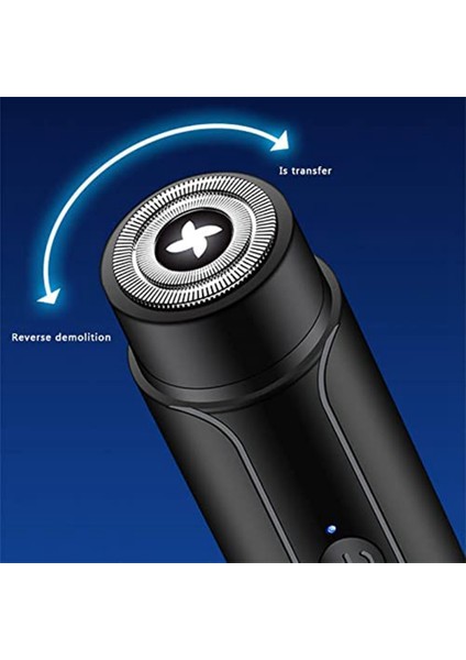 Taşınabilir Elektrikli Tıraş Makinesi USB Şarj Edilebilir Güvenlik En Iyi Jilet Su Geçirmez Akülü Hızlı Şarj Burun Bıyık Düzeltici, C (Yurt Dışından)