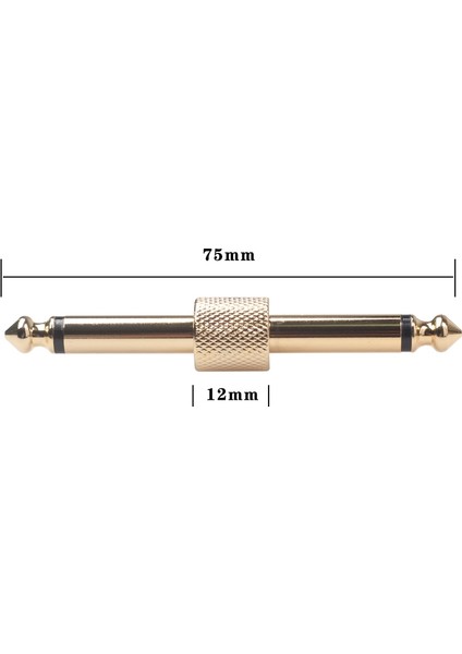 5 Adet 1/4 Inç 6.35 mm Gitar Efekt Pedalı Konektörü Çoğaltıcı Jack Arayüz Kablosu Adaptörü Elektrikli Pedal Kurulu Aksesuarları (Yurt Dışından)
