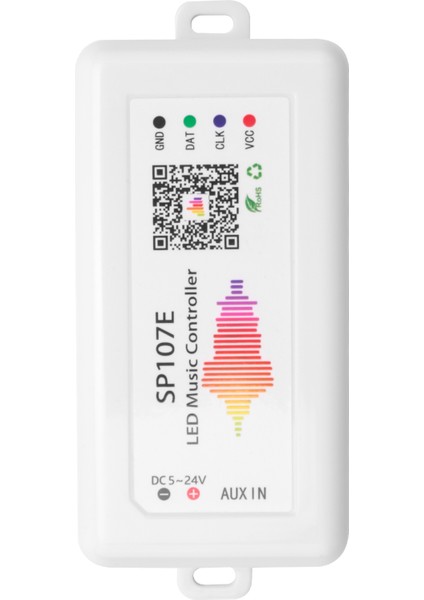 Wıfı Rgb SP107E Piksel Ic Spı Müzik Bluetooth Denetleyicisi Için WS2812 SK6812 SK9822 Rgbw APA102 LPD8806 Şerit DC5-24V (Yurt Dışından) modelleri