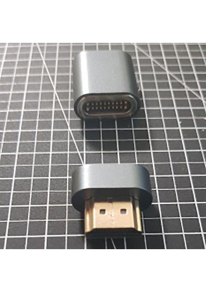 Tv Projektörü Için Manyetik HDMI Uyumlu Adaptör 8k Erkek - Dişi (Yurt Dışından)