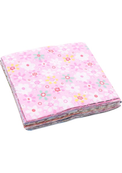 Kumaş Patchwork Craft Pamuk Malzeme Batiks Karışık Kareler Paketi, 10 x 10CM, 50'li Paket (Yurt Dışından)