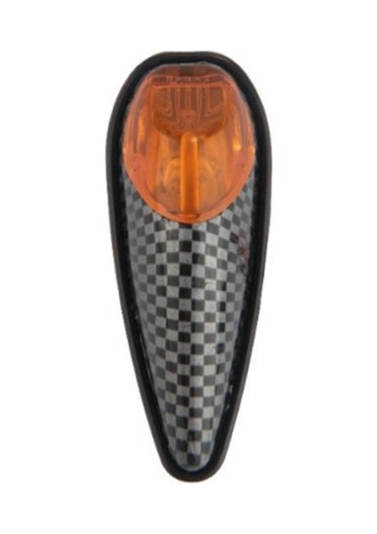 2 x Motosiklet Göstergeleri Yüksek Güçlü LED Mini Gösterge Yanıp Sönen Sinyal Işığı (Yurt Dışından)