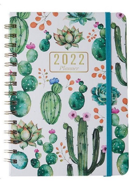 A5 Planner Ingilizce Gündem Defter Malzemeleri, Takvim Defter(A) (Yurt Dışından)