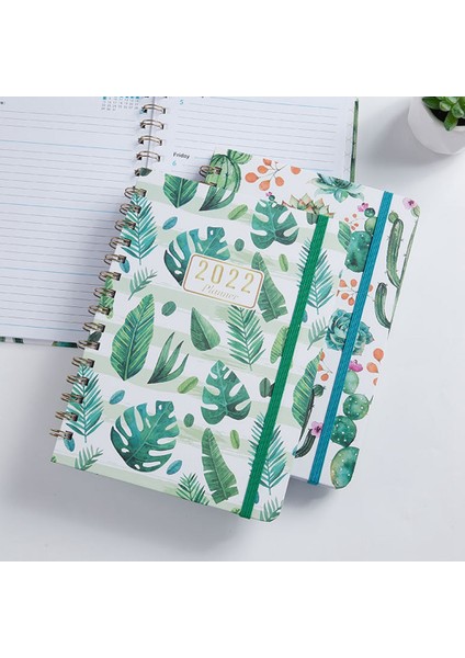 A5 Planner Ingilizce Gündem Defter Malzemeleri, Takvim Defter(A) (Yurt Dışından)