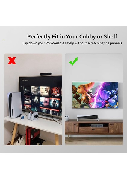 Ps5 Taban Standı Ana Konsol Yatay Tutucu Oyun Playstation 5 Aksesuarları Için Ekran Dock Braketi Taşıma (Yurt Dışından) fırsatları