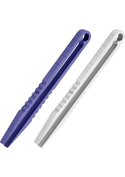 2 Paket Mini Cımbız Titanyum Taşınabilir Titanyum Alaşımlı Edc Cımbız Survival Kamp Açık Seyahat Mini Aracı (Yurt Dışından) modelleri