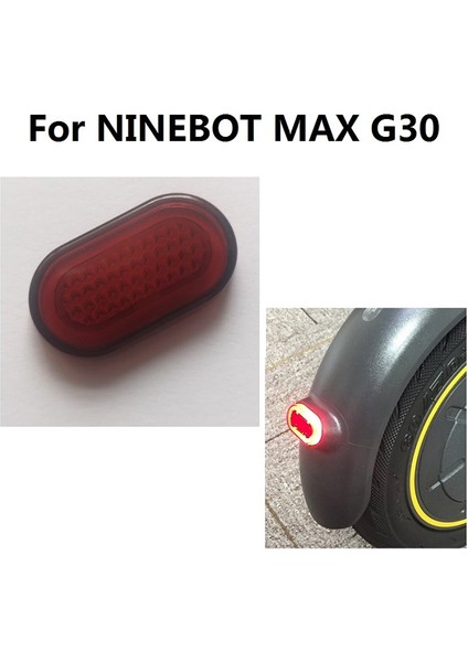 Nınebot Max G30 Scooter Aksesuarları Için Arka Kuyruk Lambası Stop Lambası Fren Lambaları Kapağı (Yurt Dışından)