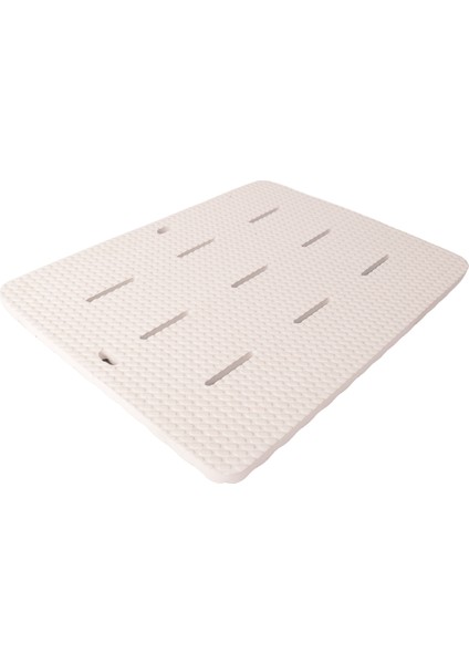 Banyo Anti Kayma Mat Duş Anti Sonbahar Zemin Mat Plastik Dikdörtgen Halı Tuvalet Yuvarlak Içi Boş Su Geçirmez Kilim Beyaz (Yurt Dışından) indirimleri