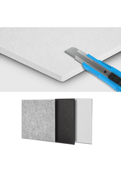 Duvarlar Için 10 Paket Ses Geçirmez Paneller, Kendinden Yapışkanlı Akustik Paneller 12X12X0.4IN Kayıt Stüdyosu, Ofis, Ev, C (Yurt Dışından) modelleri