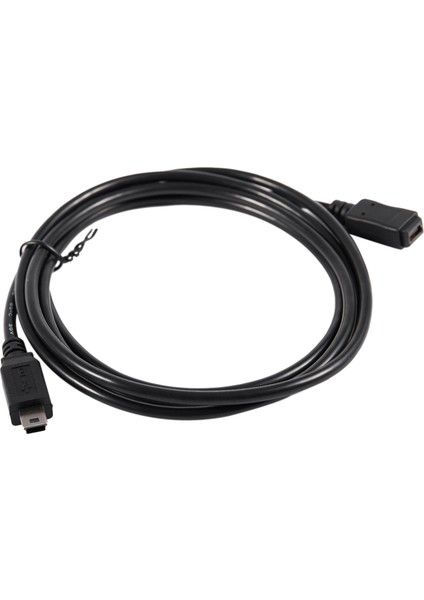 1.5 M Mini USB B 5pin Erkek - Dişi Uzatma Kablosu Adaptörü Siyah (Yurt Dışından)