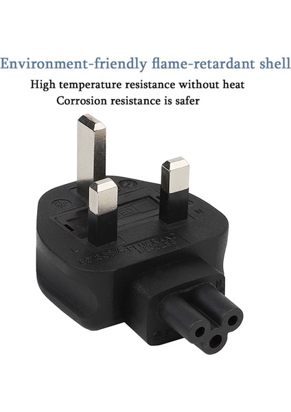 Ingiltere 33-Pin Erkek - Iec 320 C5 Fişi, Ingiltere - C5 Ac Güç Adaptörü Ingiltere Fişi. Endüstriyel Ağır Dönüştürücü (Yurt Dışından)