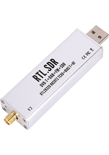 Rtl-Sdr Blogu Rtl Sdr Alıcı V3 RTL2832U 0.1mhz-1.7ghz Tcxo Sma Yazılım Tanımlı Antenli Radyo Alıcısı (Yurt Dışından)