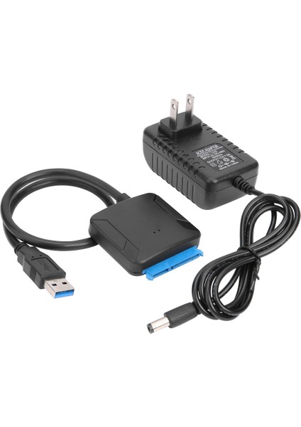 USB - Sata Veri Kablosu, 2,5/3,5 Inç Usb3.0 Kolay Sürücü Kablosu Sata Sabit Disk Adaptör Kablosu (Abd Tak) (Yurt Dışından)