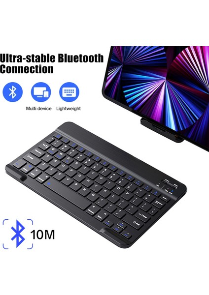 Tablet Ingilizce Klavye Için Bluetooth Kablosuz Klavye (Yurt Dışından)