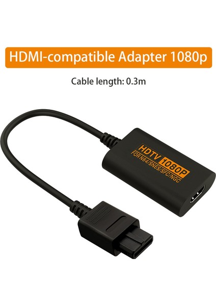 Retro Video Oyun Konsolu Adaptörü 1080P HDMI Uyumlu Dönüştürücü (Yurt Dışından)