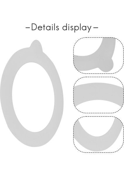 20 Adet Silikon Yedek Conta Contaları, Hava Geçirmez Silikon Conta Sızdırmazlık Halkaları, Düzenli Ağız Konserve Kavanozlarına Uygun (Yurt Dışından)
