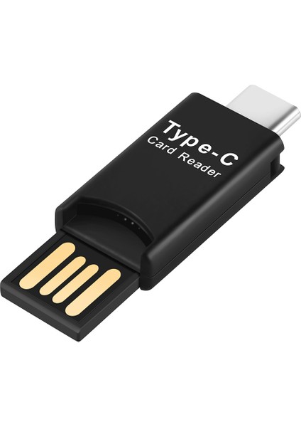 Macbook Pc Cep Telefonu Için USB 3.1 Tip C Usb-C'den Mikro-Sd Tf Kart Okuyucu Adaptörüne (Yurt Dışından)