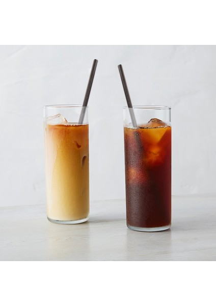 12'li Set, Paslanmaz Çelik Pipetler, Yeniden Kullanılabilir Metal Pipetler, Düz Pipetler + 2 Temizleme Fırçası (Yurt Dışından) fırsatları