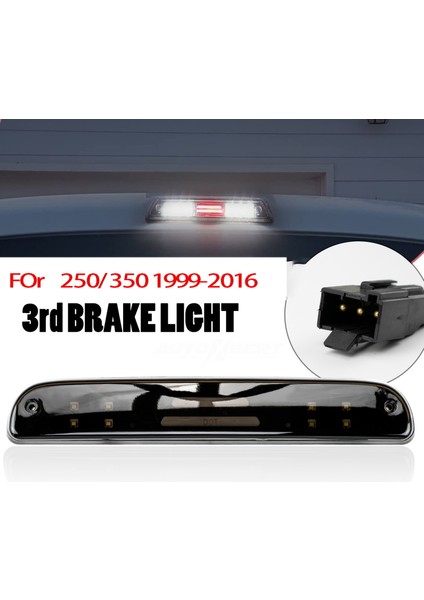 Yüksek Dağı Fren Stop Lambası Arka LED Üçüncü Füme Lamba Ford F250 F350 Ranger Süper Görev 1999-2016 Kargo Drl (Yurt Dışından)