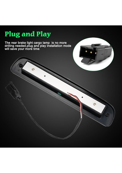 Yüksek Dağı Fren Stop Lambası Arka LED Üçüncü Füme Lamba Ford F250 F350 Ranger Süper Görev 1999-2016 Kargo Drl (Yurt Dışından)