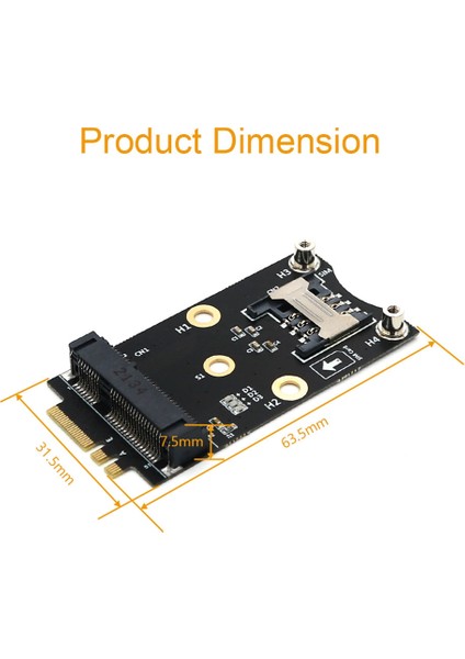 M.2 Wifi Adaptörü Mini Pcıe Kablosuz Ağ Kartı - M2 (Yurt Dışından) fırsatları