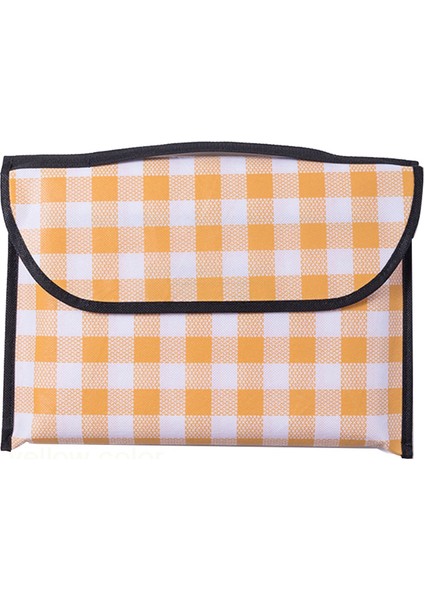 Piknik Mat Kamp Yürüyüş Taşınabilir Plaj Battaniyesi Katlanır Kamp Mat Su Geçirmez Çim Kamp Ekipmanları, Sarı 2x1.8 M (Yurt Dışından)