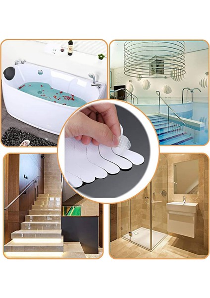 Banyo Kavrama Çıkartmaları 24 Adet Kaymaz Şeritler Duş Için 2 Adet Kazıyıcı Kaymaz Şeritler Ped Küvet Döşeme Bandı Mat (Yurt Dışından) indirimleri
