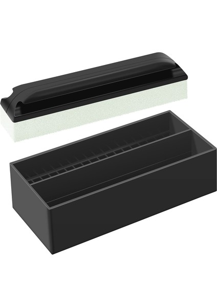 Sakal Temizleme ve Tutucu Seti Temizleme Aleti, 1 Sakal Temizleme ve 1 Temizleme Çubuğu Tutucu, Erkekler Için Banyo Lavabo Tıraş (Yurt Dışından)