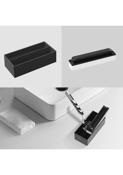 Sakal Temizleme ve Tutucu Seti Temizleme Aleti, 1 Sakal Temizleme ve 1 Temizleme Çubuğu Tutucu, Erkekler Için Banyo Lavabo Tıraş (Yurt Dışından) fiyatları