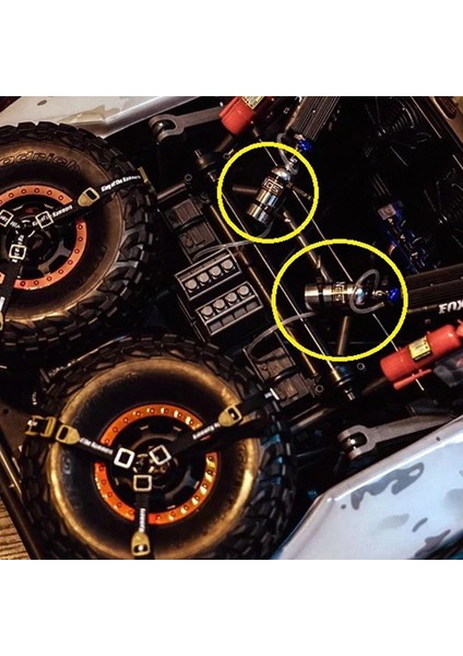 Metal Simüle Nos Azot Şişesi Için 1/10 Rc Paletli Araba Defender Bronco RC4WD D90 D110 Trx4 Eksenel SCX10 90046, Mavi (Yurt Dışından)