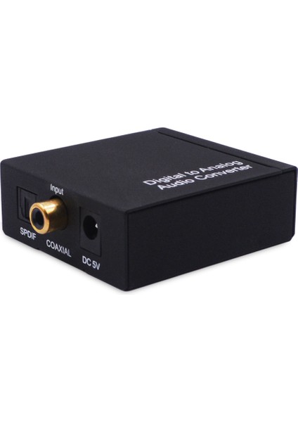Optik Kablolu Dijitalden Analoga Dönüştürücü L/r Dönüştürücü Adaptör (Yurt Dışından)