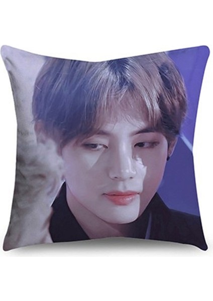 Bts Yastık Örtüleri 18X18 4'lü Set Minder Örtüleri Kanepe Süslemeleri (Yurt Dışından)