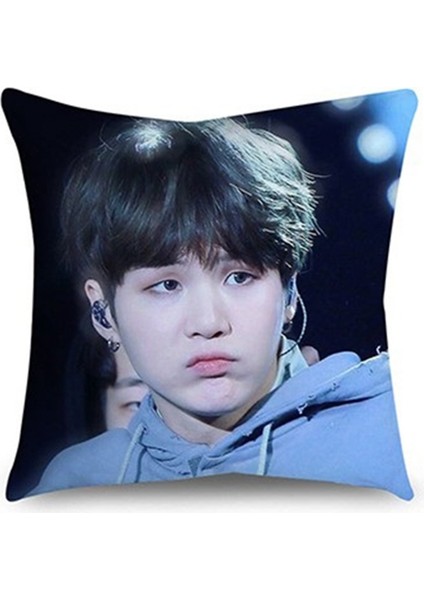 Bts Yastık Örtüleri 18X18 4'lü Set Minder Örtüleri Kanepe Süslemeleri (Yurt Dışından)