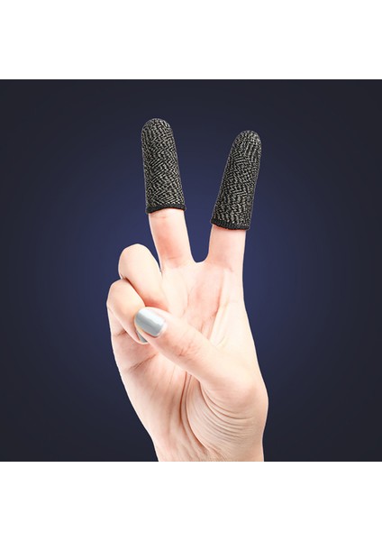 Çift Mobil Oyun Denetleyicisi Parmak Kol Setleri, Ter Önleyici Yeniden Kullanılabilir Su Geçirmez Nefes Alabilir Tam Basın Ekran Parmak Seti (Yurt Dışından) indirimleri