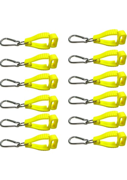 Iş Eldiveni Tutucular Için Eldiven Klipsleri Inşaat Işçisi Koruma Işçiliği Için Metal Karabinalı Eldiven Kemer Klipsi (Sarı) (Yurt Dışından) fiyatları