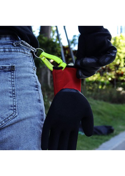 Iş Eldiveni Tutucular Için Eldiven Klipsleri Inşaat Işçisi Koruma Işçiliği Için Metal Karabinalı Eldiven Kemer Klipsi (Sarı) (Yurt Dışından) fırsatları