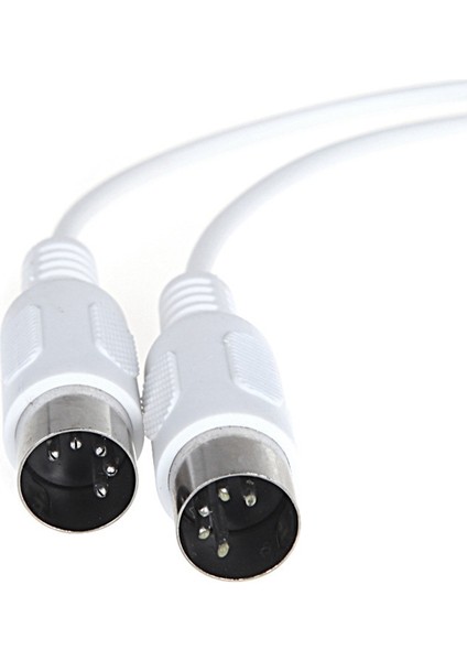 Adet Mıdı Uzatma Kablosu 5 Pin Erkek 5 Pin Erkek Elektrikli Piyano Klavye Enstrüman Pc Kablosu, 1.5 M (Yurt Dışından) indirimleri