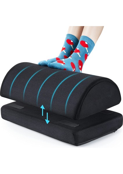 Çalışma Masası Altında Ayak Dayanağı, Çift Katlı Ayarlanabilir Ayak Taburesi, Ofise Uygun (Yurt Dışından) fırsatları