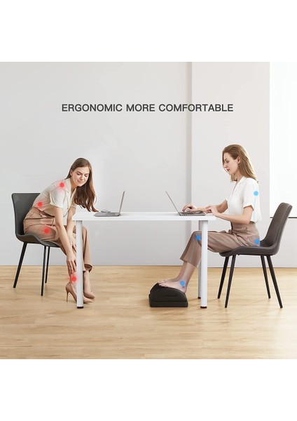 Çalışma Masası Altında Ayak Dayanağı, Çift Katlı Ayarlanabilir Ayak Taburesi, Ofise Uygun (Yurt Dışından) indirimleri