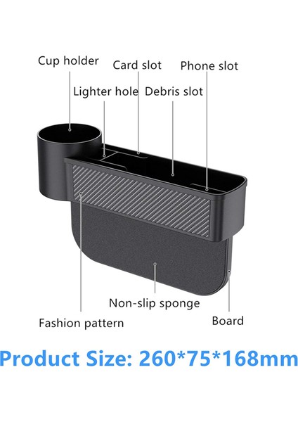 2'si 1 Arada Araba Koltuğu Alanı Organizatör Depolama Cepler Bardak Tutucu Depolama/cep Telefonu/cüzdan/anahtar Için Otomatik Uzay Istifleme Toplama (Yurt Dışından)