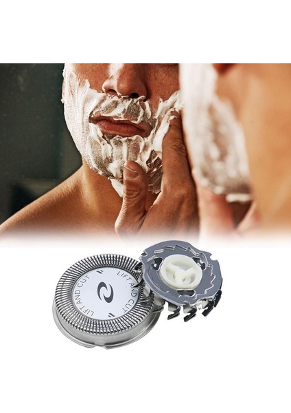 Philips Norelco Hq3 HQ30/HQ32/HQ36/HQ300 Için 4 Adet Yedek Tıraş Başlığı Bıçak Kesiciler, Gümüş (Yurt Dışından)