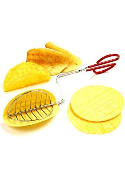 Taco Maker Pres Kızarmış Taco Kabukları Kalıp Gevrek Fritöz Mutfak Aletleri Alet (Yurt Dışından)