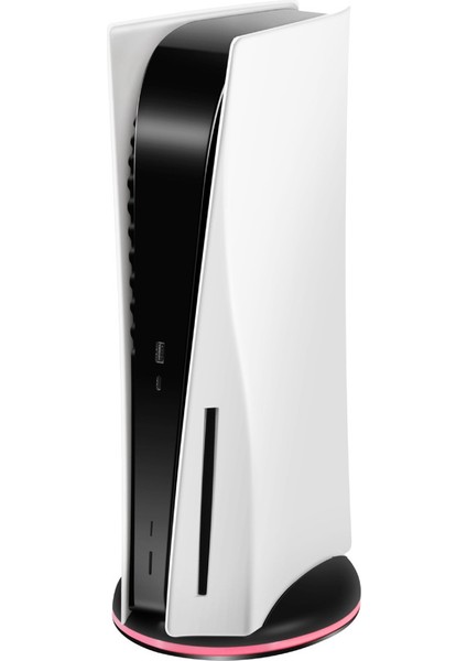 Yepyeni Dikey Taban Ps5 Konsolu Için 7 Renk Oyun Aksesuarları 3 USB Bağlantı Noktalı Konsol Standı Rgb Tutucu (Beyaz) (Yurt Dışından) fiyatları