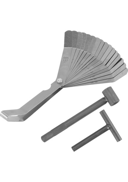 3 Adet Motor Supap Vidası Ayar Anahtarı Aracı Vana Açıklığı Ayar Araçları + Feeler Ölçer 0.005 - 0.020 Inç (Yurt Dışından)