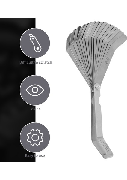 3 Adet Motor Supap Vidası Ayar Anahtarı Aracı Vana Açıklığı Ayar Araçları + Feeler Ölçer 0.005 - 0.020 Inç (Yurt Dışından)