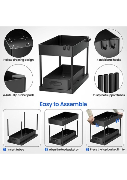 Lavabo Altı Düzenleyiciler ve Depolama (Yurt Dışından)